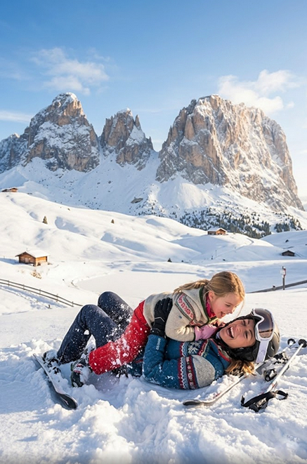 Val Gardena in inverno